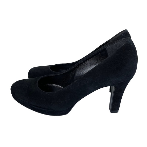 Rapax Black Suede Heels - Picture 2 of 8